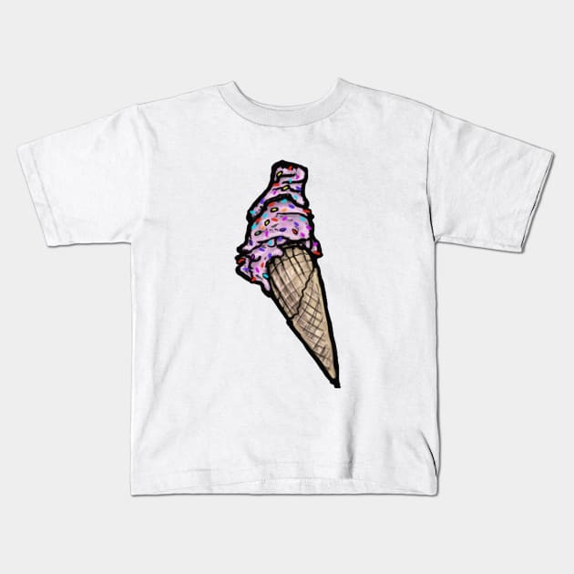 Icecream Kids T-Shirt by Azgrakth